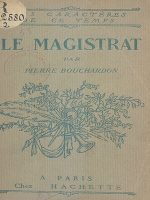 cover image of Le magistrat